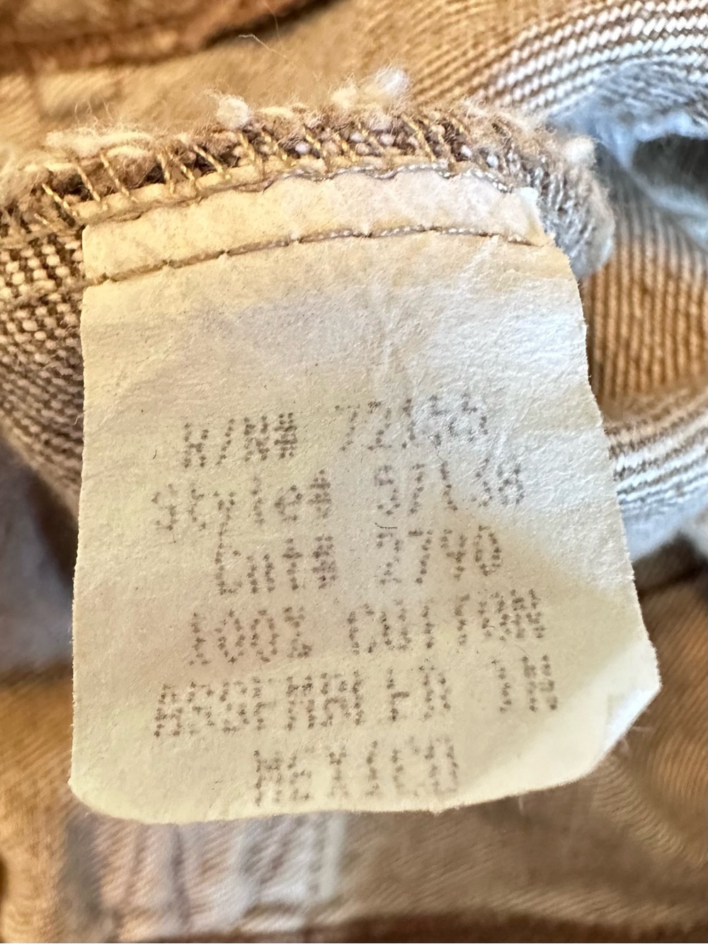 Vintage 80’s ESPRIT Acid Wash South Western Cowboy Canvas Tote Bag RARE HTF - Picture 12 of 12